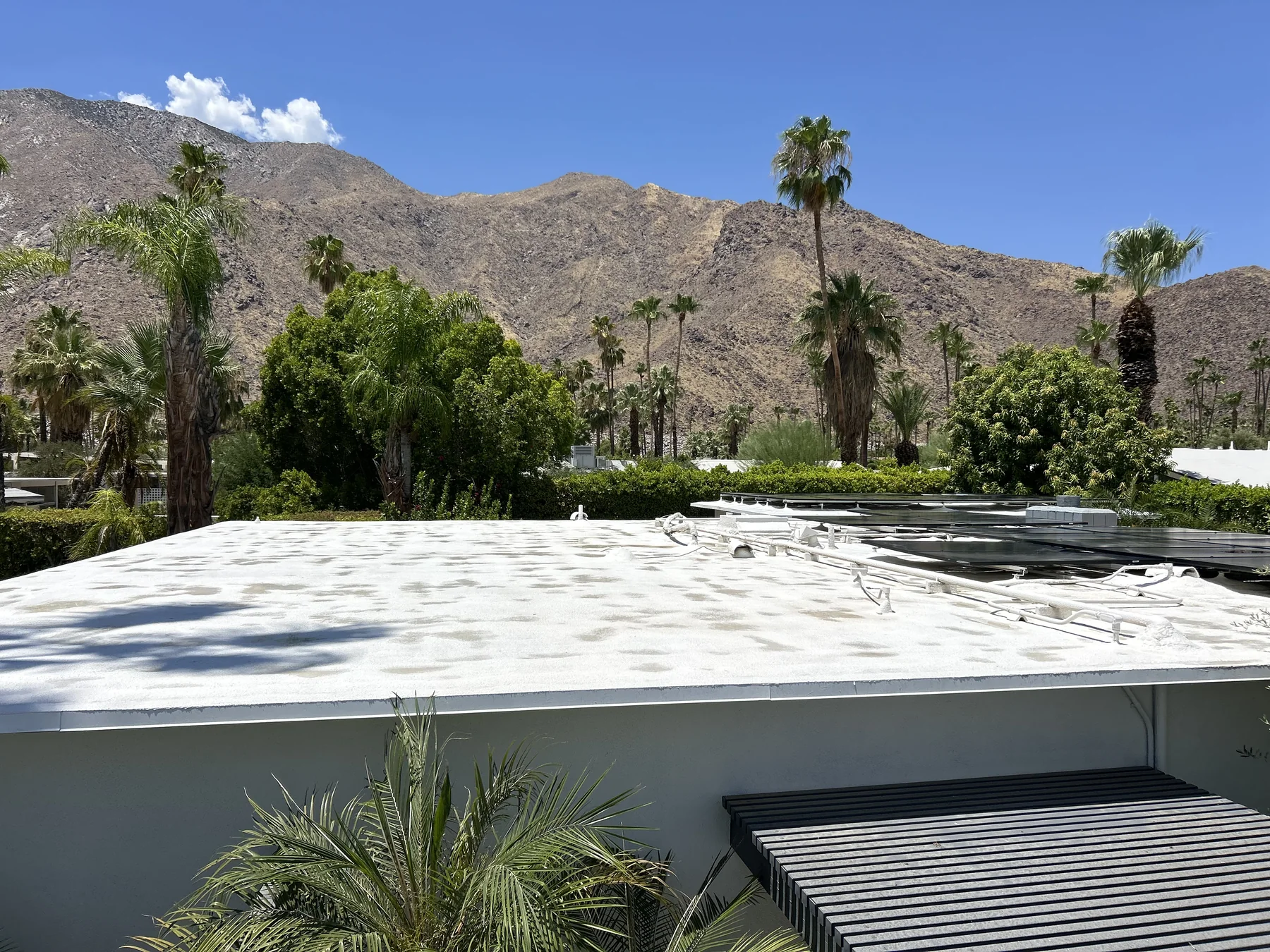 After · Roof cleaning