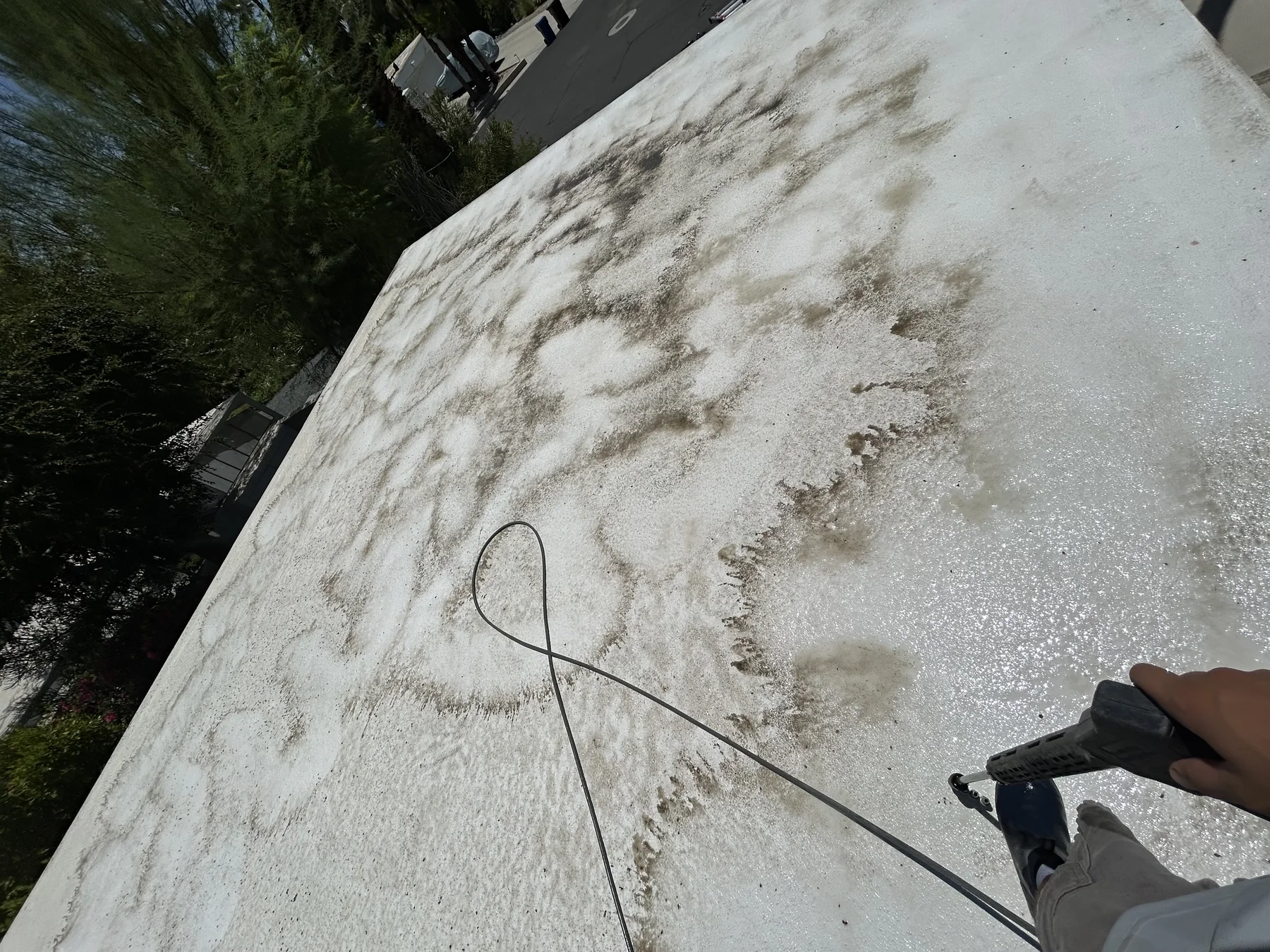 Before · Roof surface detail