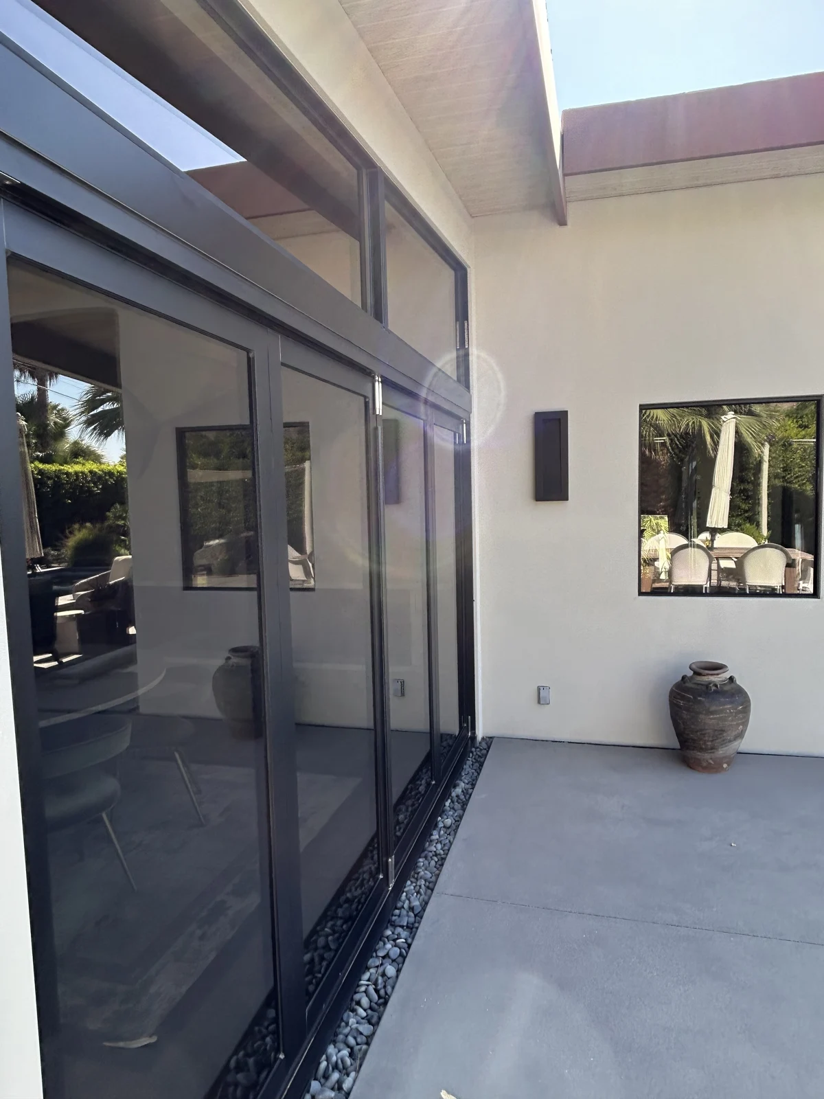 Window cleaning · Glass doors